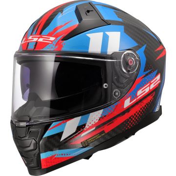 LS2 FF811 Vector II C Tantic Rood Blauw 06 Integraalhelm