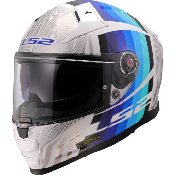 LS2 FF811 Vector II Freedom Wit Zilver 06 Integraalhelm