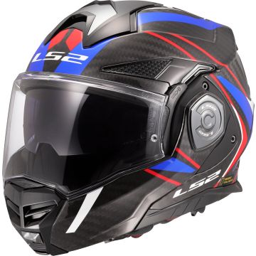 LS2 FF901 Advant X C Future II Wit Blauw 06 Systeemhelm
