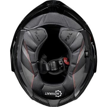 LS2 FF901 Advant X Solid Mat Carbon 06 Systeemhelm