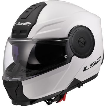 LS2 FF902 Scope II Solid Glossy Wit 06 Systeemhelm