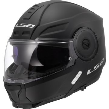 LS2 FF902 Scope II Solid Mat Zwart 06 Systeemhelm