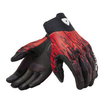 REV'IT! Spectrum Black Neon Red Motorcycle Gloves
