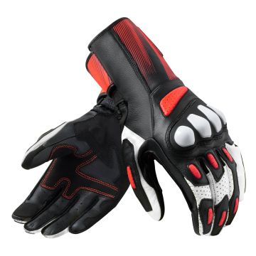 REV'IT! Metis 2 Handschoenen Zwart Neon Rood