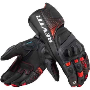 REV’IT! Control Zwart Neon Rood Handschoenen