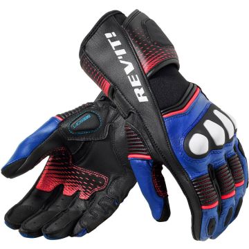 REV’IT! Xena 4 Dames Zwart Blauw Handschoenen