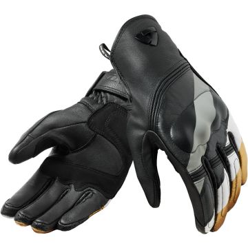 REV’IT! Redhill Dames Zwart Okergeel Handschoenen