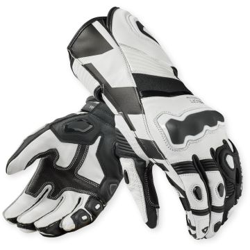 REV’IT! Jerez 4 Wit Zwart Handschoenen