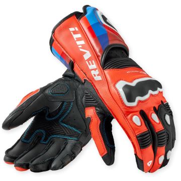 REV’IT! Quantum 3 Neon Rood Blauw Handschoenen