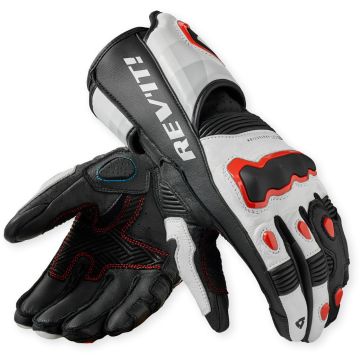 REV’IT! Quantum 3 Wit Neon Rood Handschoenen