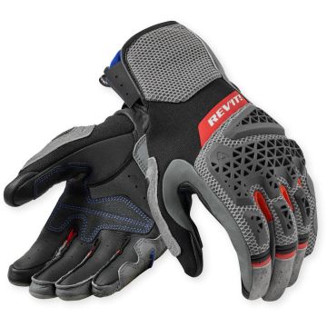 REV’IT! Sand 5 Grijs Rood Handschoenen