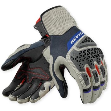 REV’IT! Sand 5 Zilver Rood Handschoenen