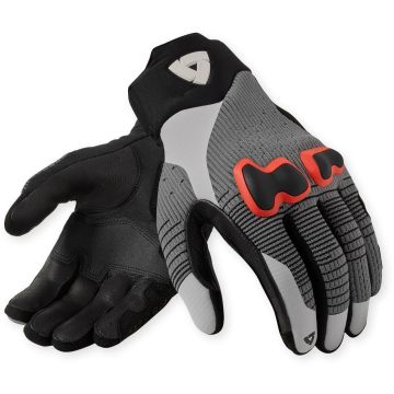 REV’IT! Kinetic 2 Grijs Rood Handschoenen