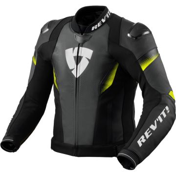 REV’IT! Control Zwart Neon Geel Motorjas