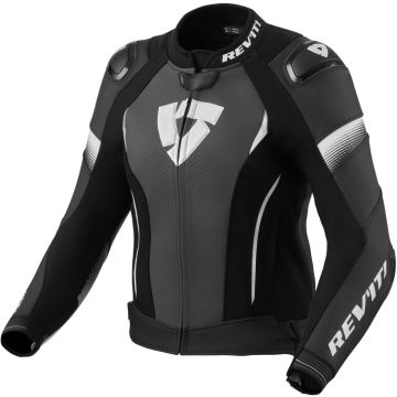 REV’IT! Xena 4 Pro Dames Zwart Wit Motorjas