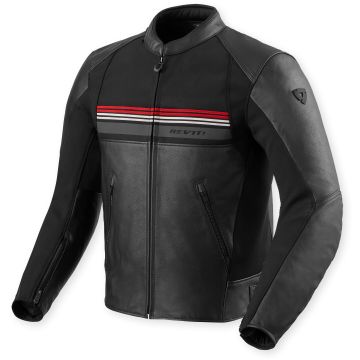 REV’IT! Mile 2 Zwart Rood Motorjas