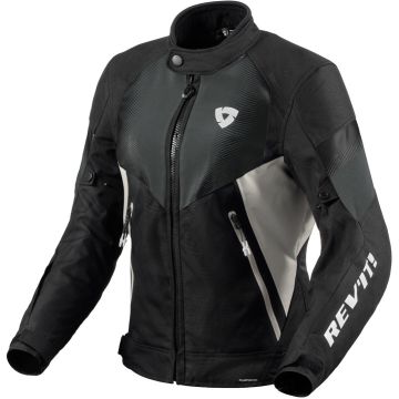 REV’IT! Control H2O Dames Zwart Zilver Motorjas