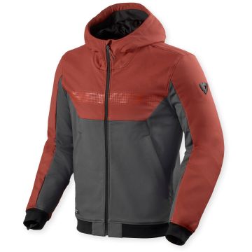 REV’IT! Parabolica 2 Bordeaux Rood Grijs Motorhoodie