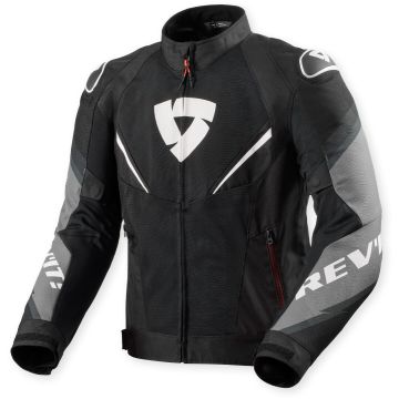 REV’IT! Quantum 3 Air Zwart Wit Motorjas