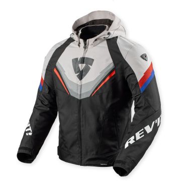 REV’IT! Quantum 3 H2O Zwart Licht Grijs Motorjas