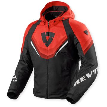 REV’IT! Quantum 3 H2O Zwart Rood Motorjas