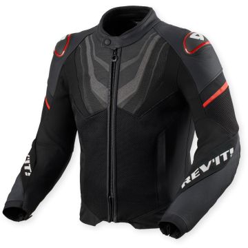 REV’IT! Mantis 3 H2O Zwart Rood Motorjas