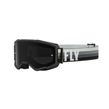 FLY Racing Zone Goggle Black Grey W Dark Smoke Lens