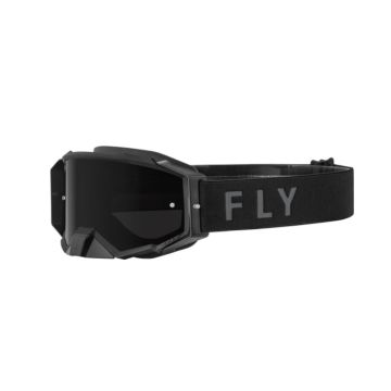 FLY Racing Zone Pro Goggle Black W Dark Smoke Lens