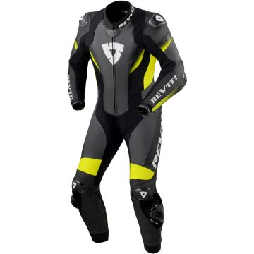 REV’IT! Control Zwart Neon Geel 1-Delig Motorpak