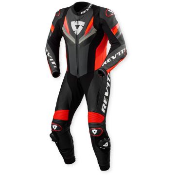 REV’IT! Quantum 3 Antraciet Neon Rood 1-Delig Motorpak