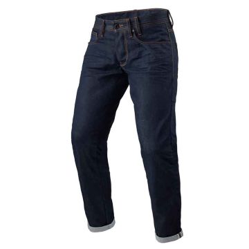 REV'IT! Jeans Lewis Selvedge TF Donkerblauw L36 Motorjeans