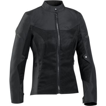 Ixon Fresh Lady Zwart Textiele Motorjas