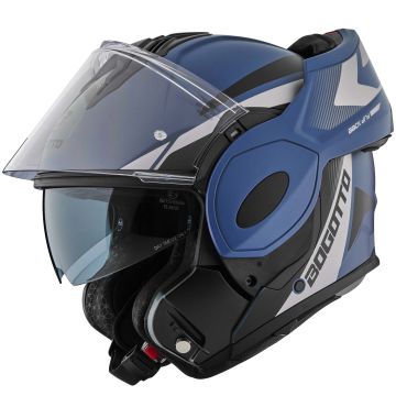Bogotto FS-X600 Atyr Limited Edition Mat Blauw Systeemhelm