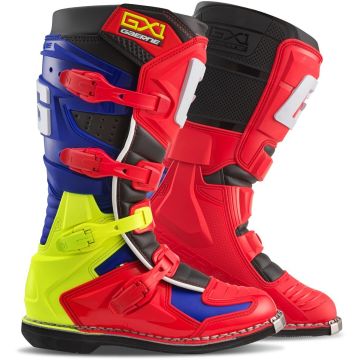 Gaerne GX-1 Goodyear Rood Neon Geel Crosslaarzen