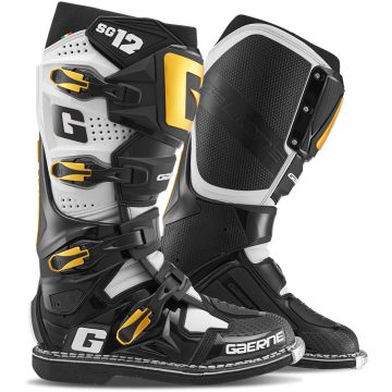 Gaerne SG-12 Zwart Wit Goud Crosslaarzen