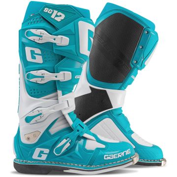 Gaerne SG-12 Turquoise Wit Crosslaarzen