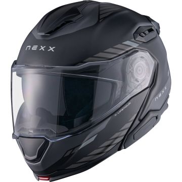 Nexx X.Lifetour Globe Zwart Mat Grijs Systeemhelm