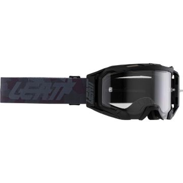 Leatt Velocity 5.5 Stealth Black Grey Motocross Goggles