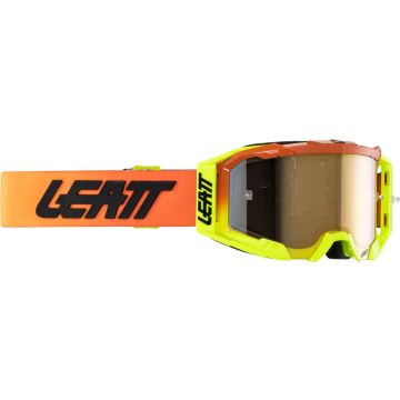 Leatt Velocity 5.5 Iriz 2024 Citrus Yellow Black Motocross Goggles