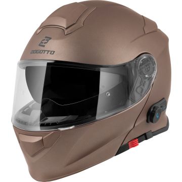 Bogotto H271 BT Bluetooth Helm Bruin 