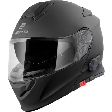 Bogotto H271 BT Bluetooth Helm Mat Zwart 