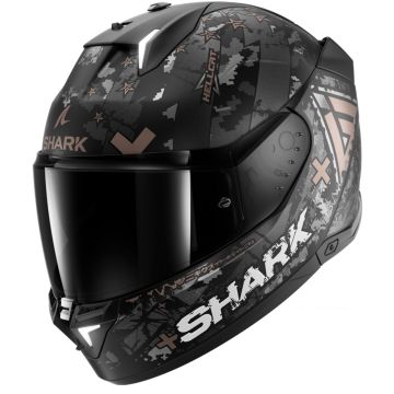 Shark SKWAL i3 Hellcat Mat Zwart Chrom Antraciet KUA Integraalhelm