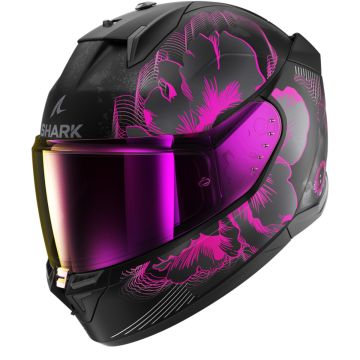 Shark D-Skwal 3 Mayfer Mat Zwart Violet Antraciet KVA Integraalhelm