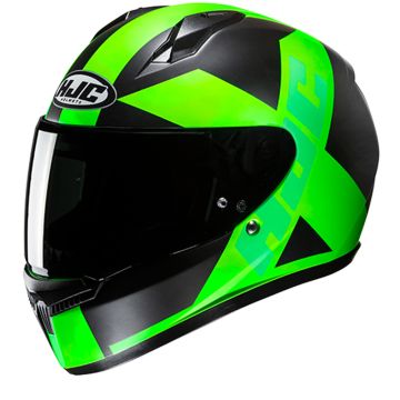 HJC C10 Tez Zwart Groen Integraalhelm