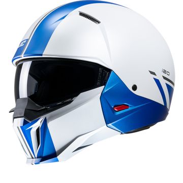 Hjc I20 Batol Wit Blauw MC2SF Jet Helm