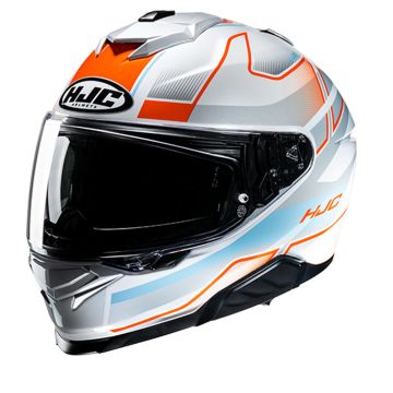 HJC i71 Iorix Wit Oranje Integraalhelm