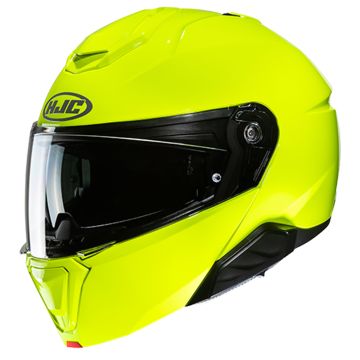 HJC i91 Fluo Geel Systeemhelm