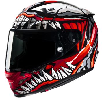 HJC RPHA 12 Maximized Venom Marvel Rood Zwart Integraalhelm