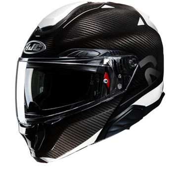 HJC RPHA 91 Carbon Noela Zwart Wit Systeemhelm