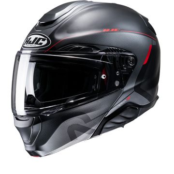 Hjc RPHA 91 Combust Zwart Rood MC1SF Systeemhelm